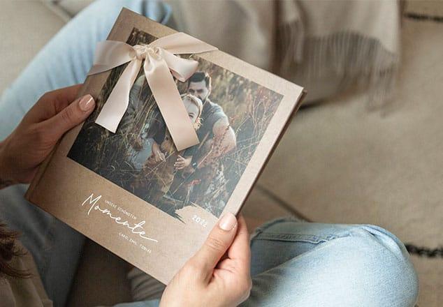 Fertiges Erinnerungsalbum als Geschenk