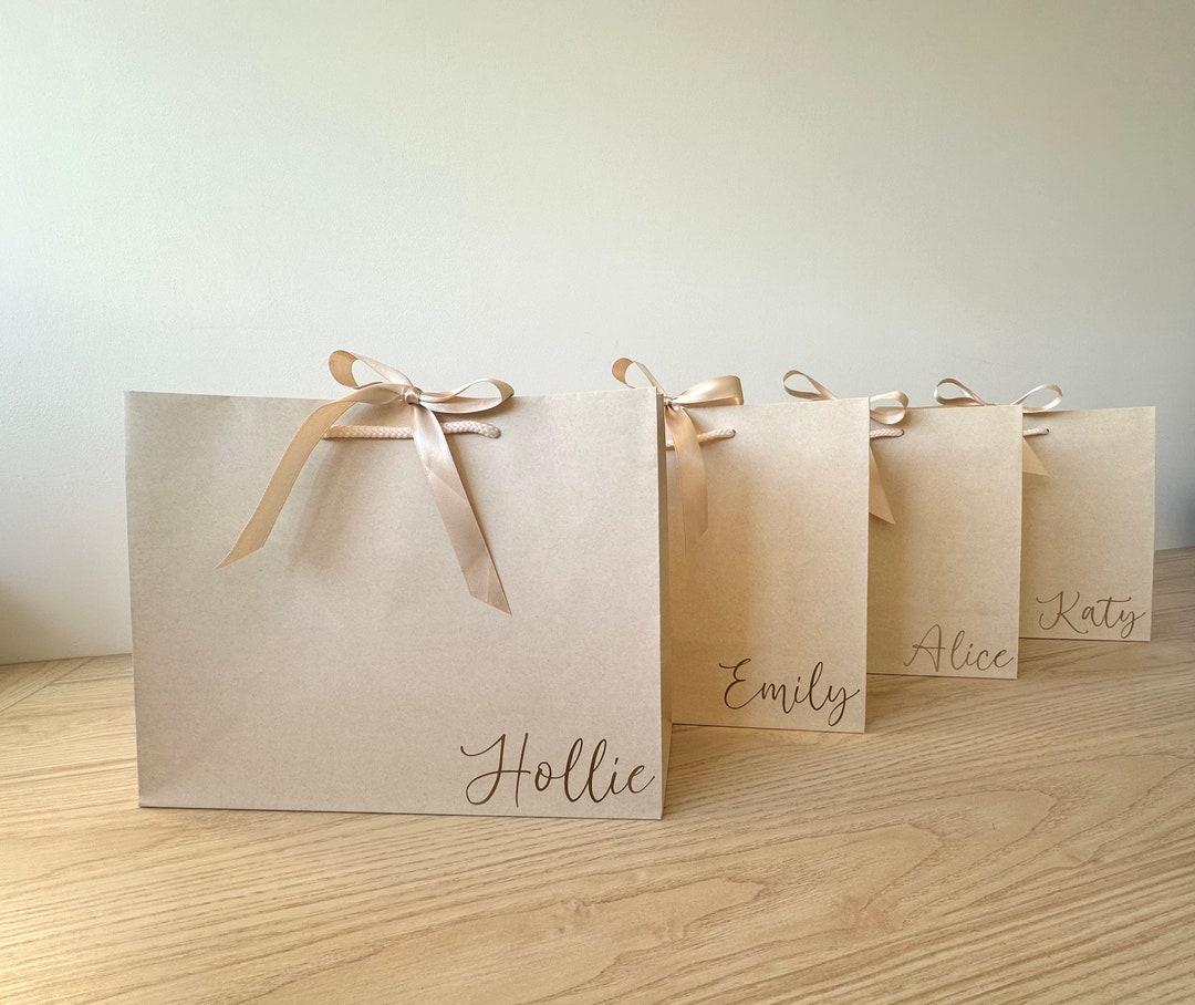 Personalisierter Papier Geschenkbeutel mit Namen