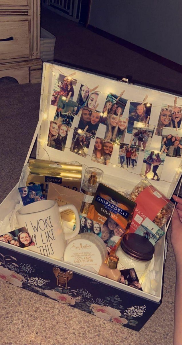 DIY Geschenkbox beste Freundin kreativ gestalten