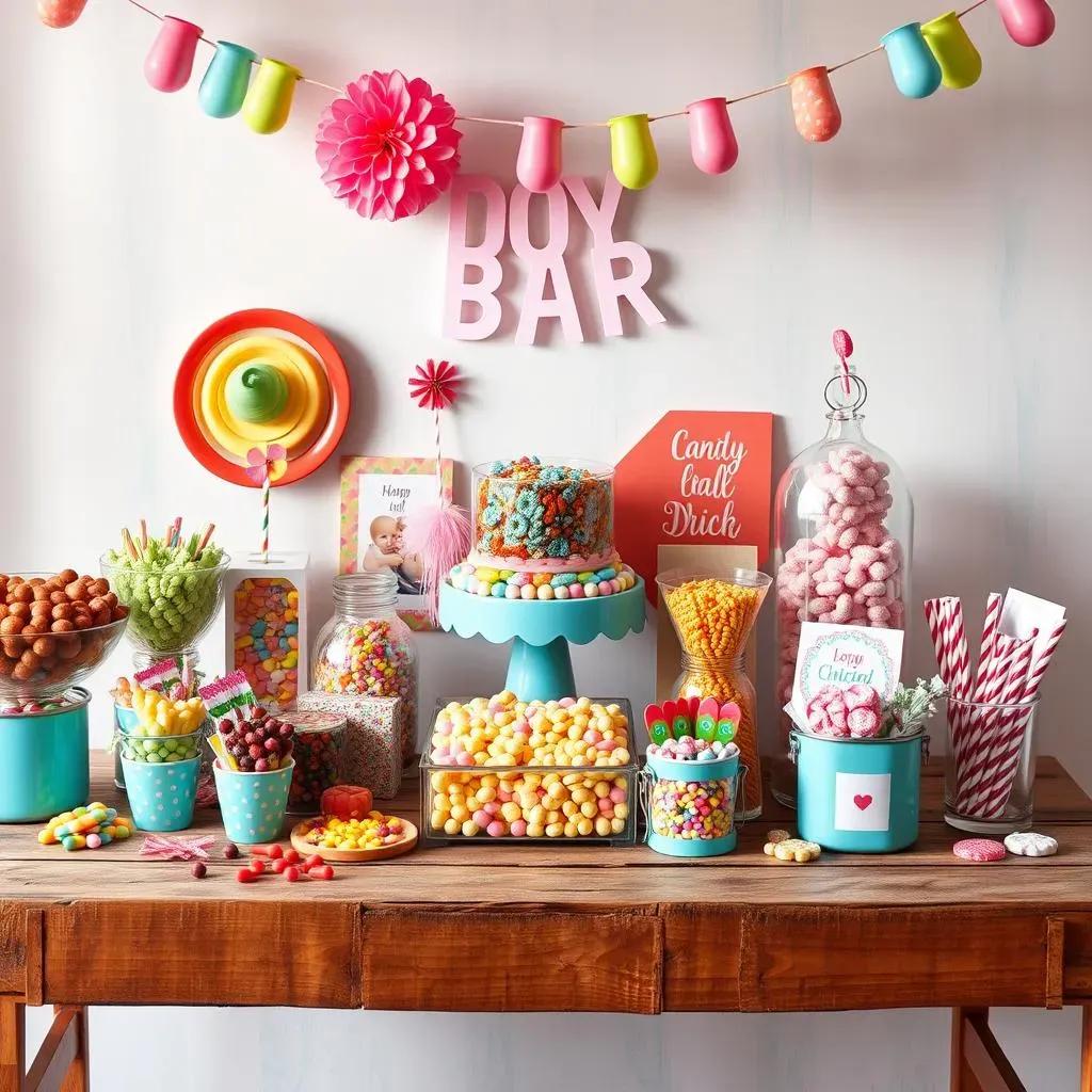 DIY Candybar Party Tisch