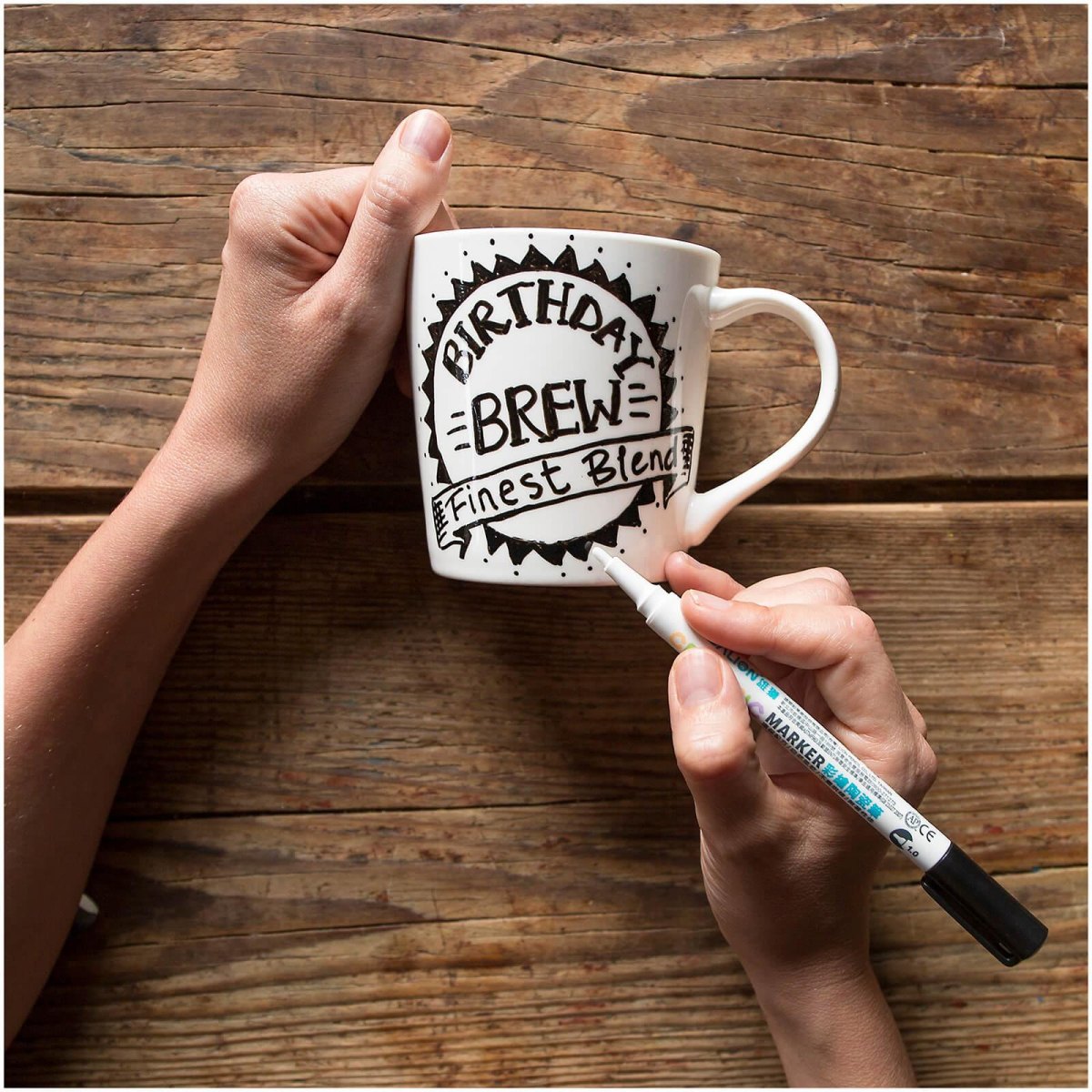 Personalisierte Tasse DIY Geschenk