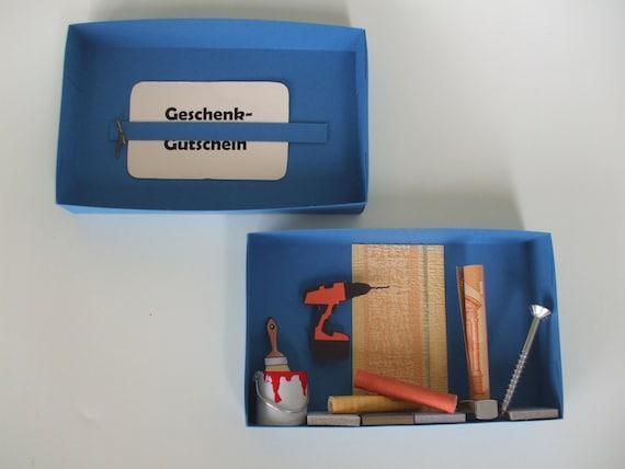 Kreative Gutschein Verpackung DIY