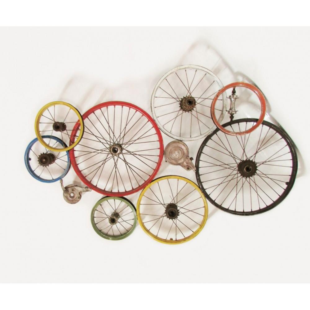 Deko aus Fahrradteilen