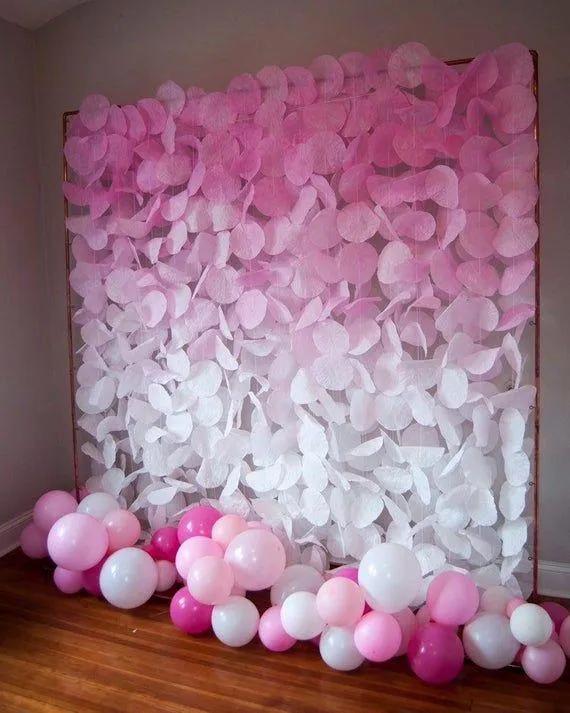 DIY Fotowand Party Hintergrund