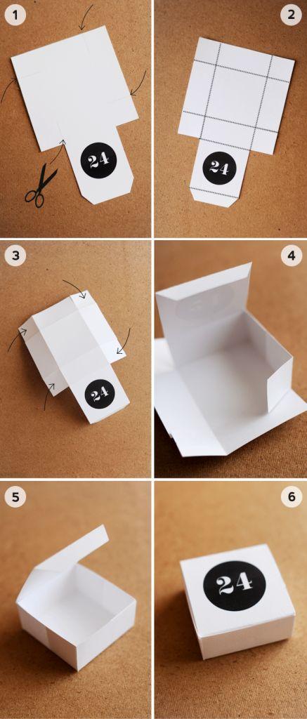 Selbst gestaltete Geschenkbox