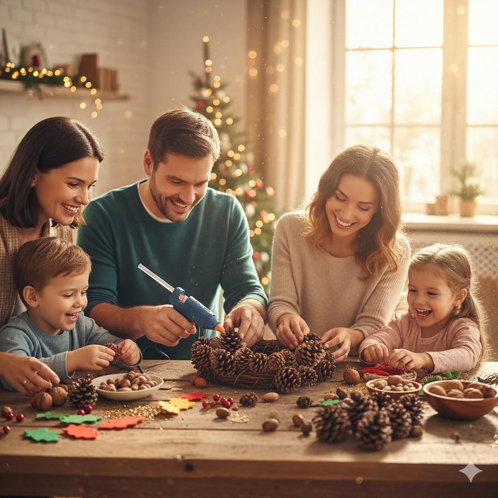 Weihnachtsdeko Naturmaterialien DIY
