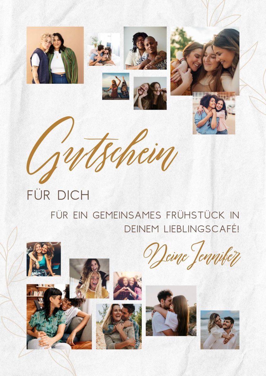 DIY Erlebnis Gutschein gestalten