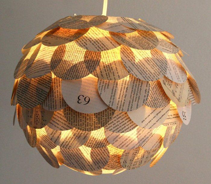 Papier Karton Lampenschirm DIY
