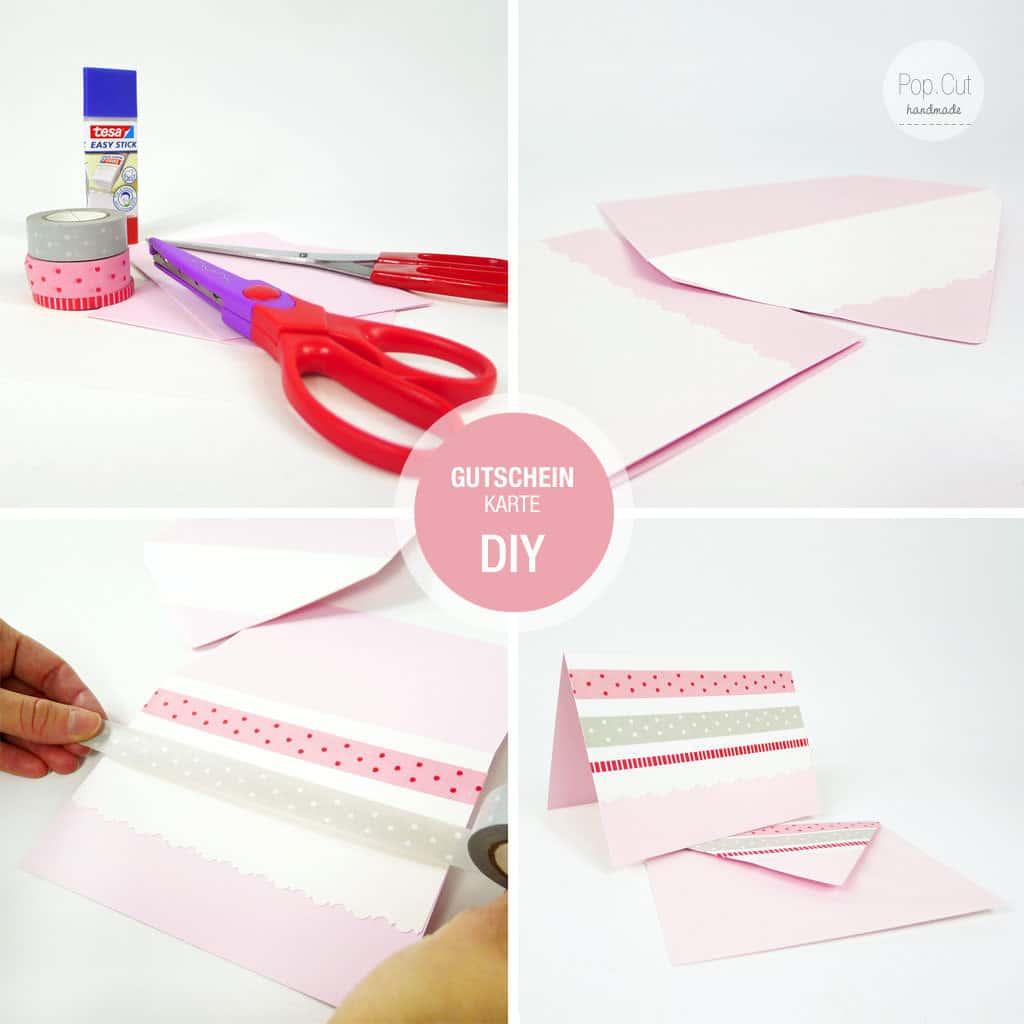 Kreativer DIY Gutschein