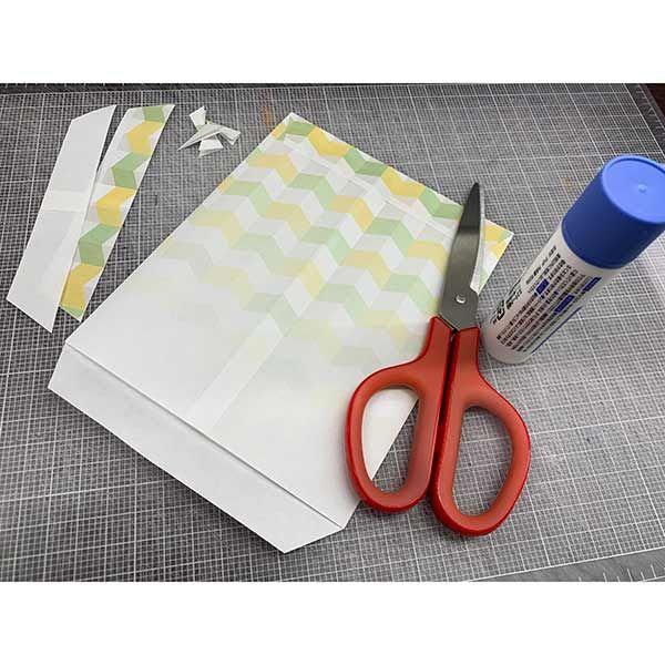 DIY Geschenkbeutel Papier einfach selber basteln