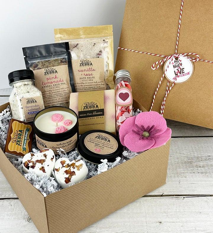 Wellness Geschenkbox mit Kerze