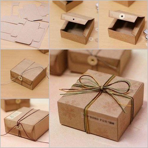Nachhaltige Geschenkbox Upcycling