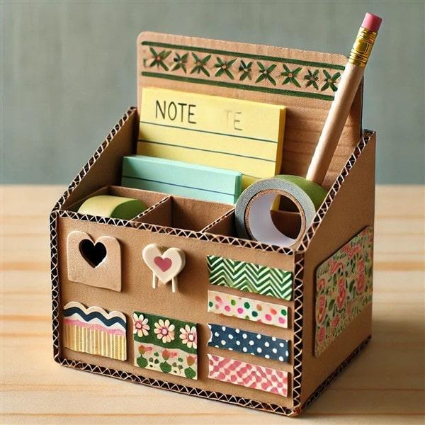 Karton Organizer Schreibtisch