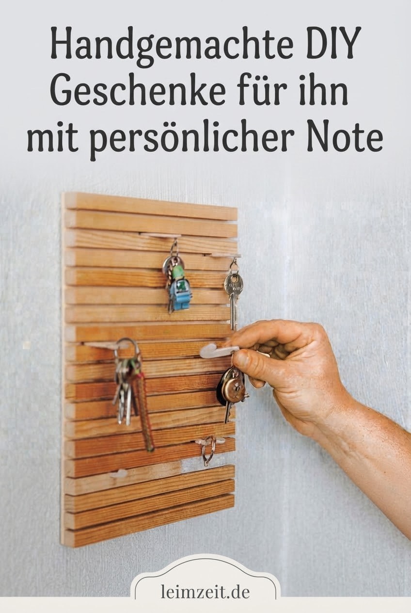 Handgemachte DIY Geschenke für ihn mit persönlicher Note