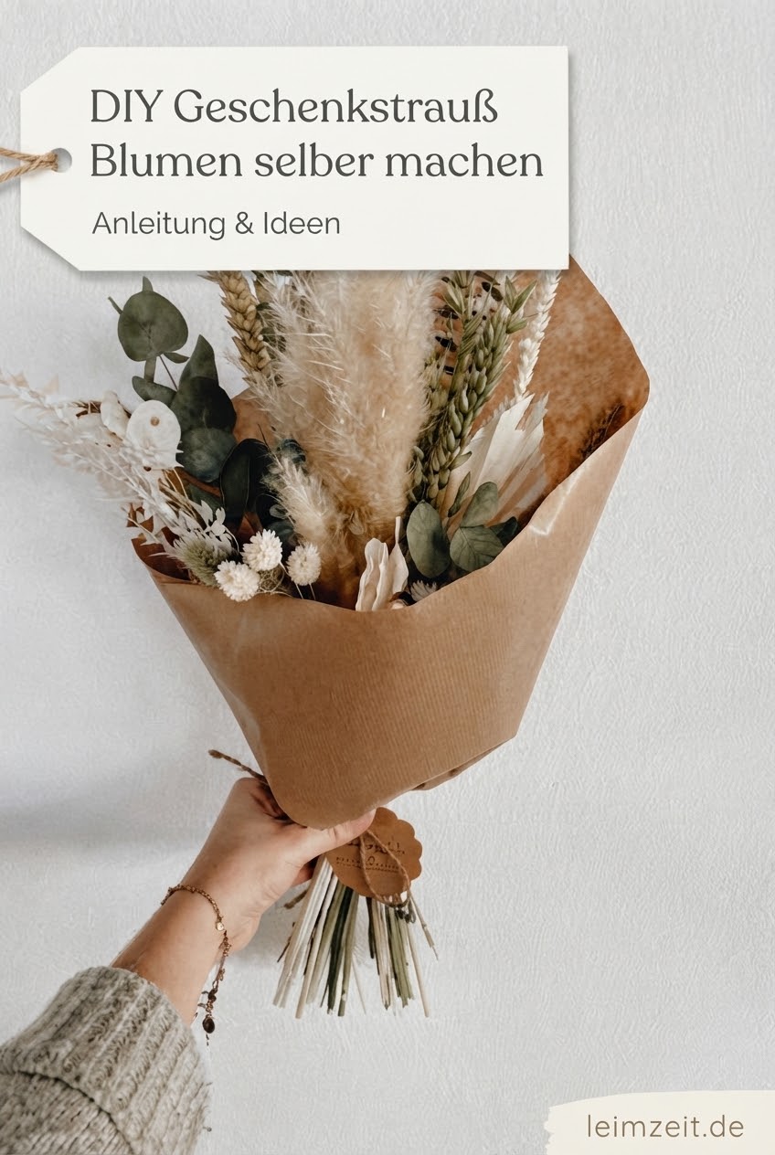 DIY Geschenkstrauß Blumen selber machen