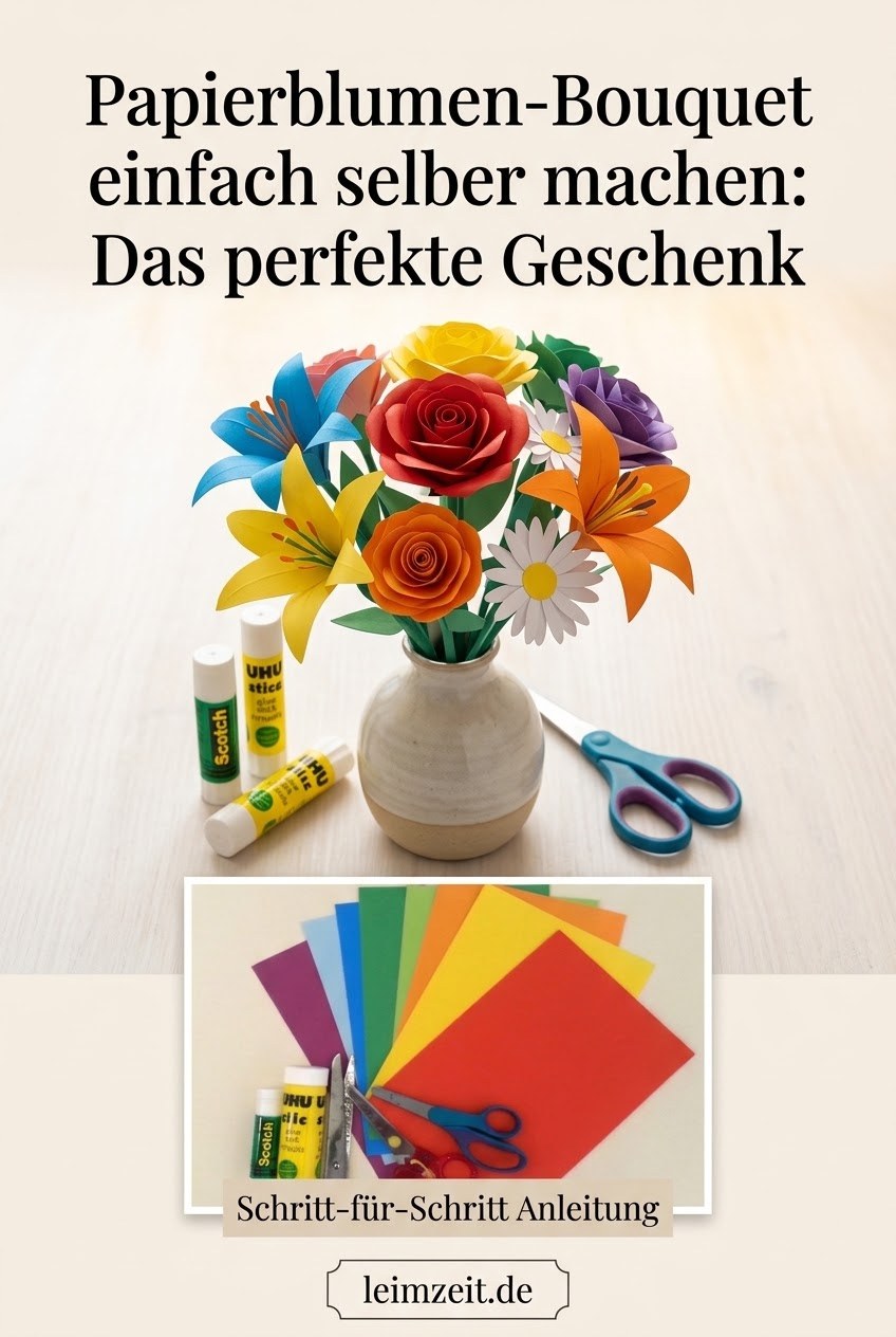 Papierblumen-Bouquet einfach selber machen: Das perfekte Geschenk