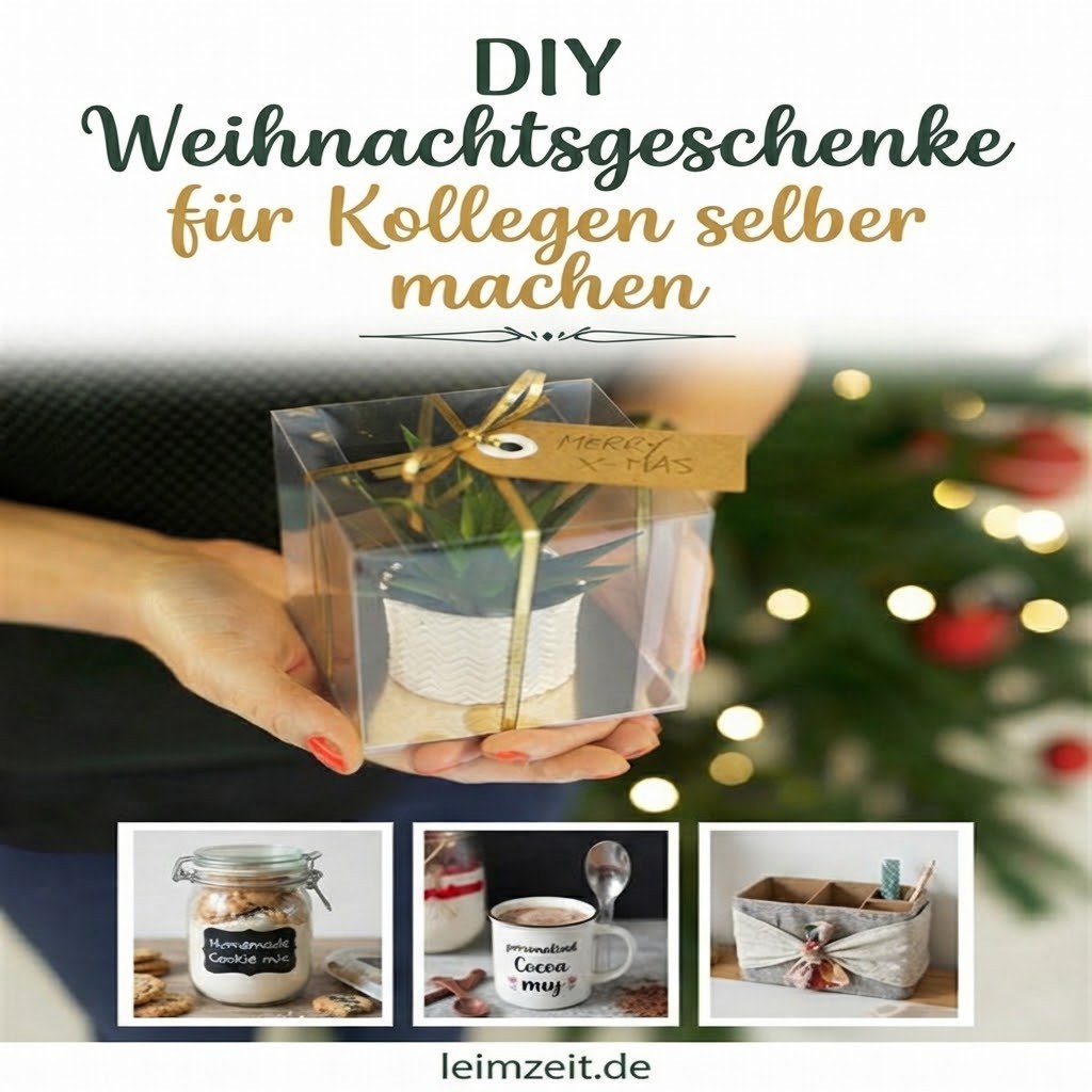 DIY Weihnachtsgeschenke für Kollegen selber machen