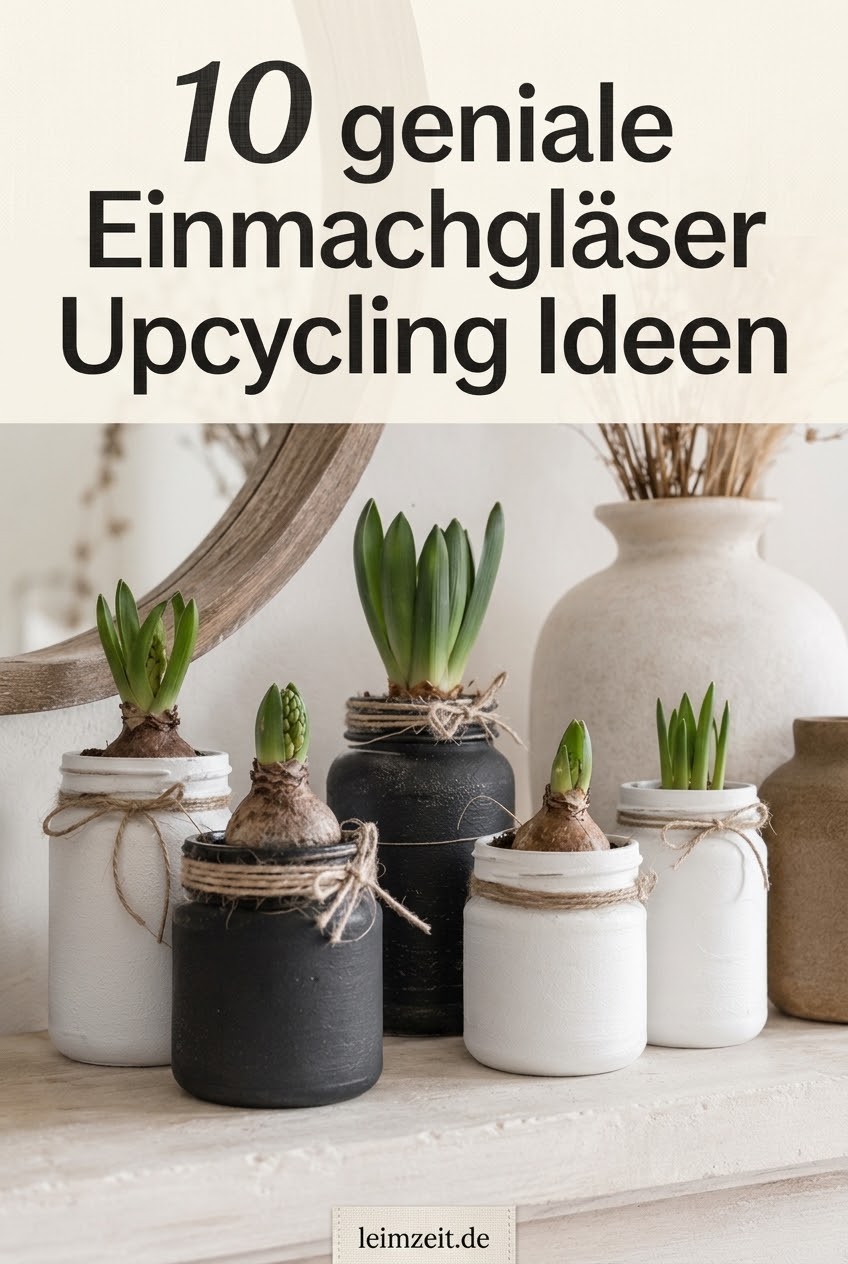 10 geniale Einmachgläser Upcycling Ideen