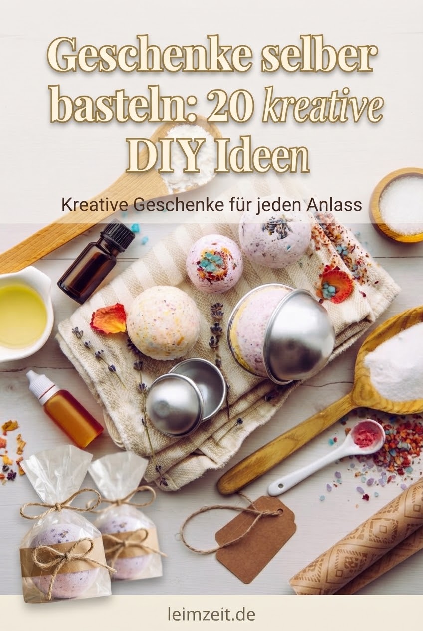 Geschenke selber basteln: 20 kreative DIY Ideen