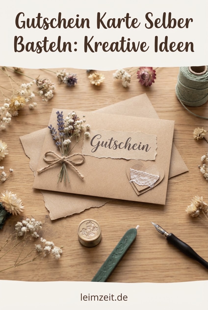 Gutschein Karte Selber Basteln: Kreative Ideen