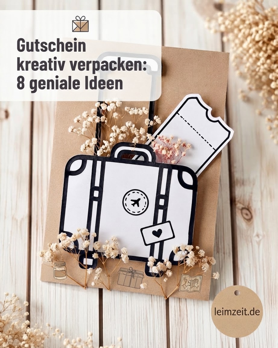 Gutschein kreativ verpacken: 8 geniale Ideen