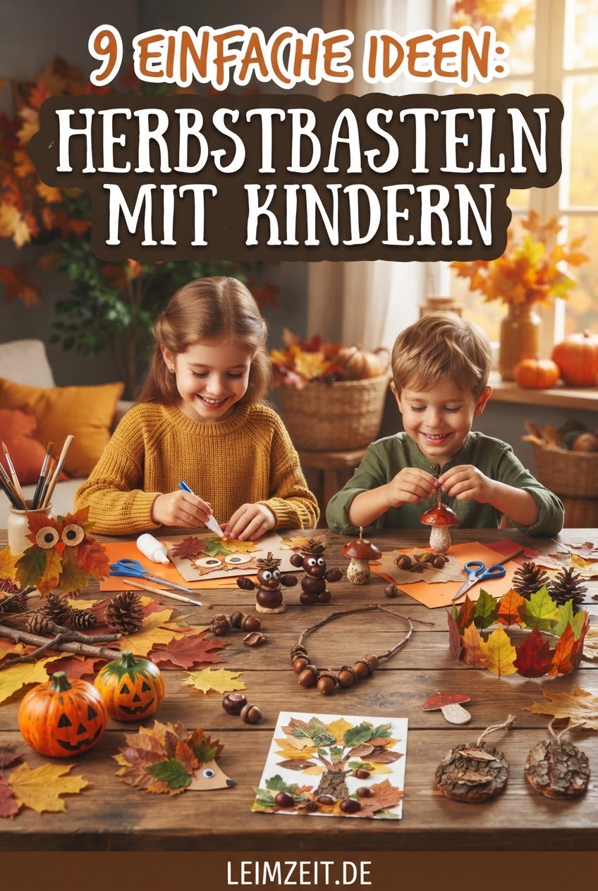 9 Einfache Ideen: Herbstbasteln Mit Kindern