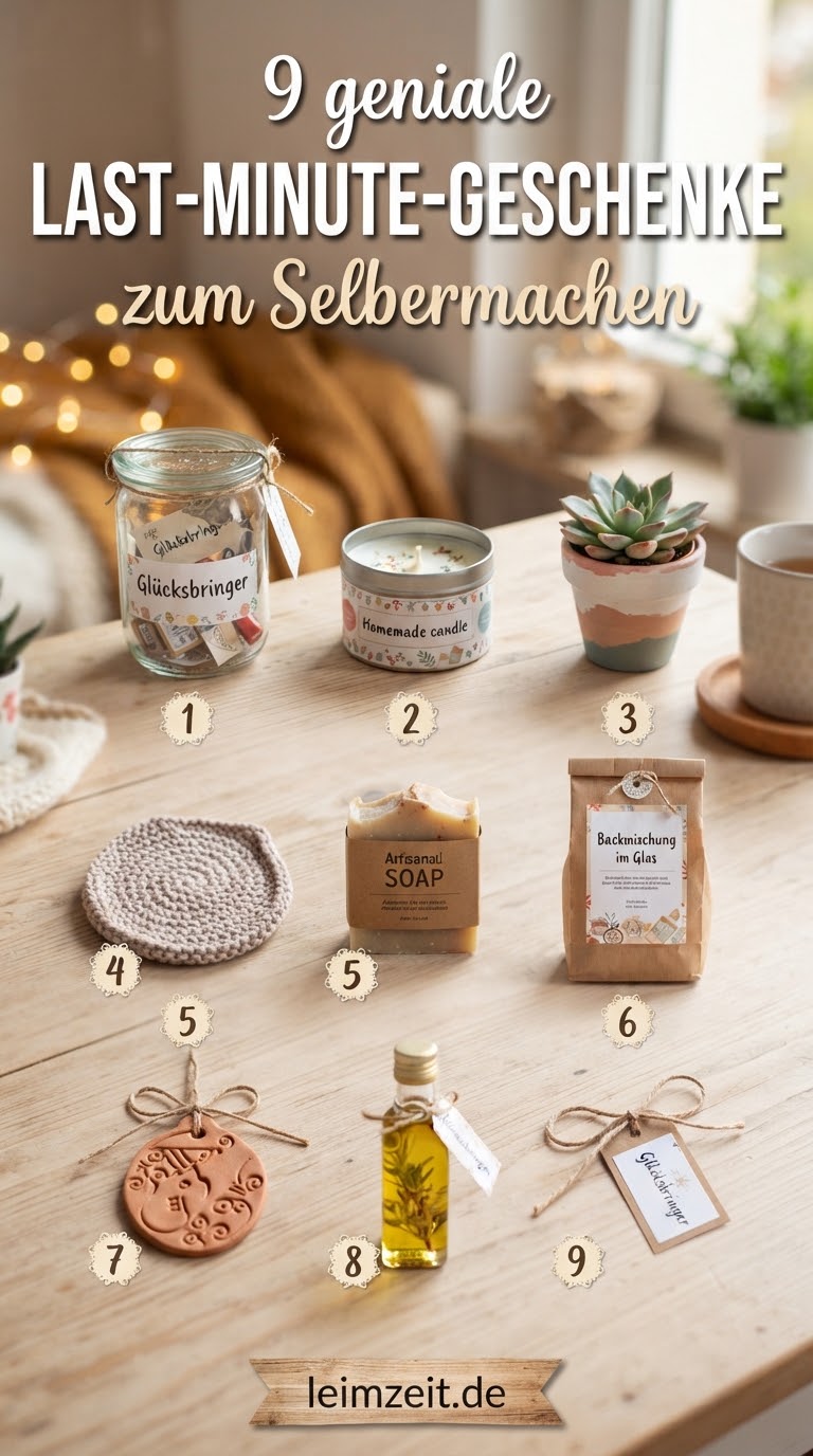 9 geniale Last-Minute-Geschenke zum Selbermachen