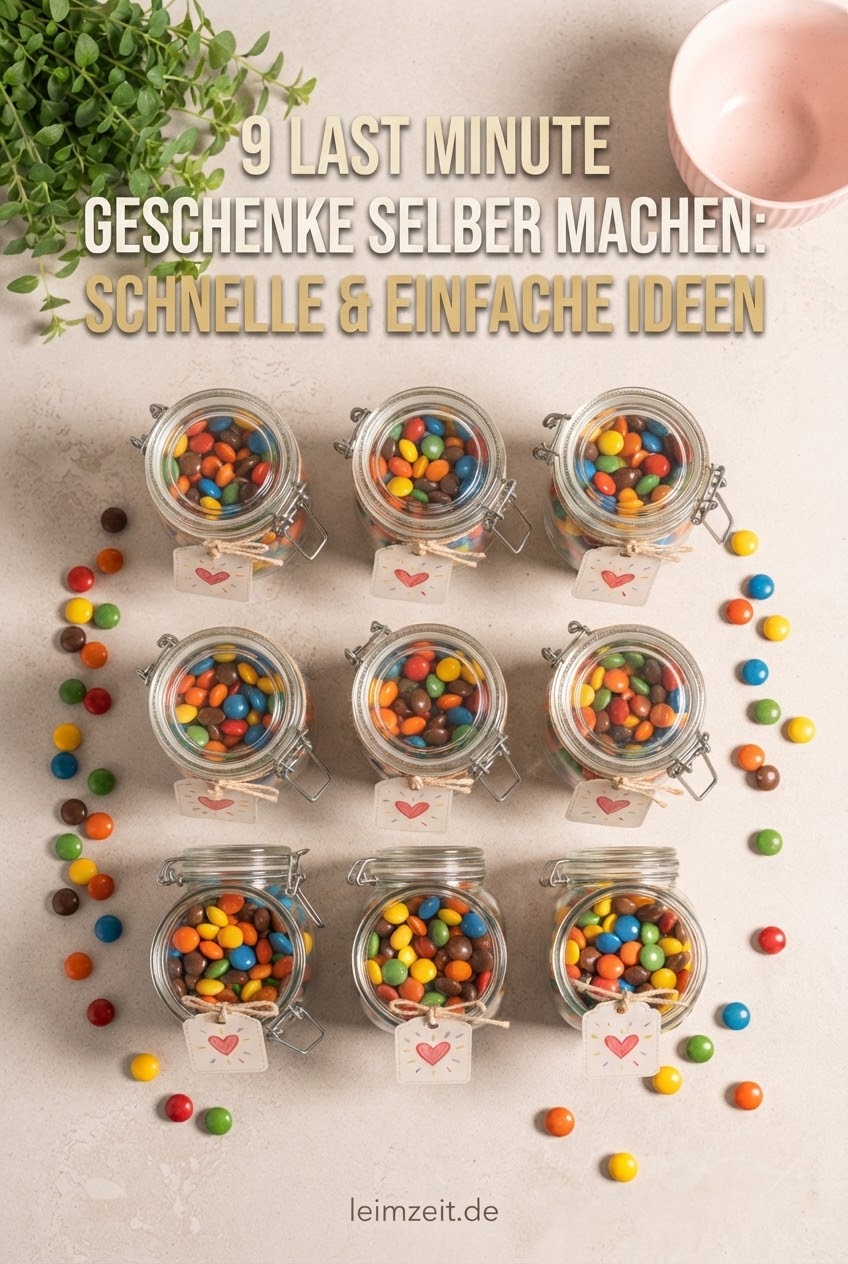 9 Last Minute Geschenke Selber Machen: Schnelle & Einfache Ideen