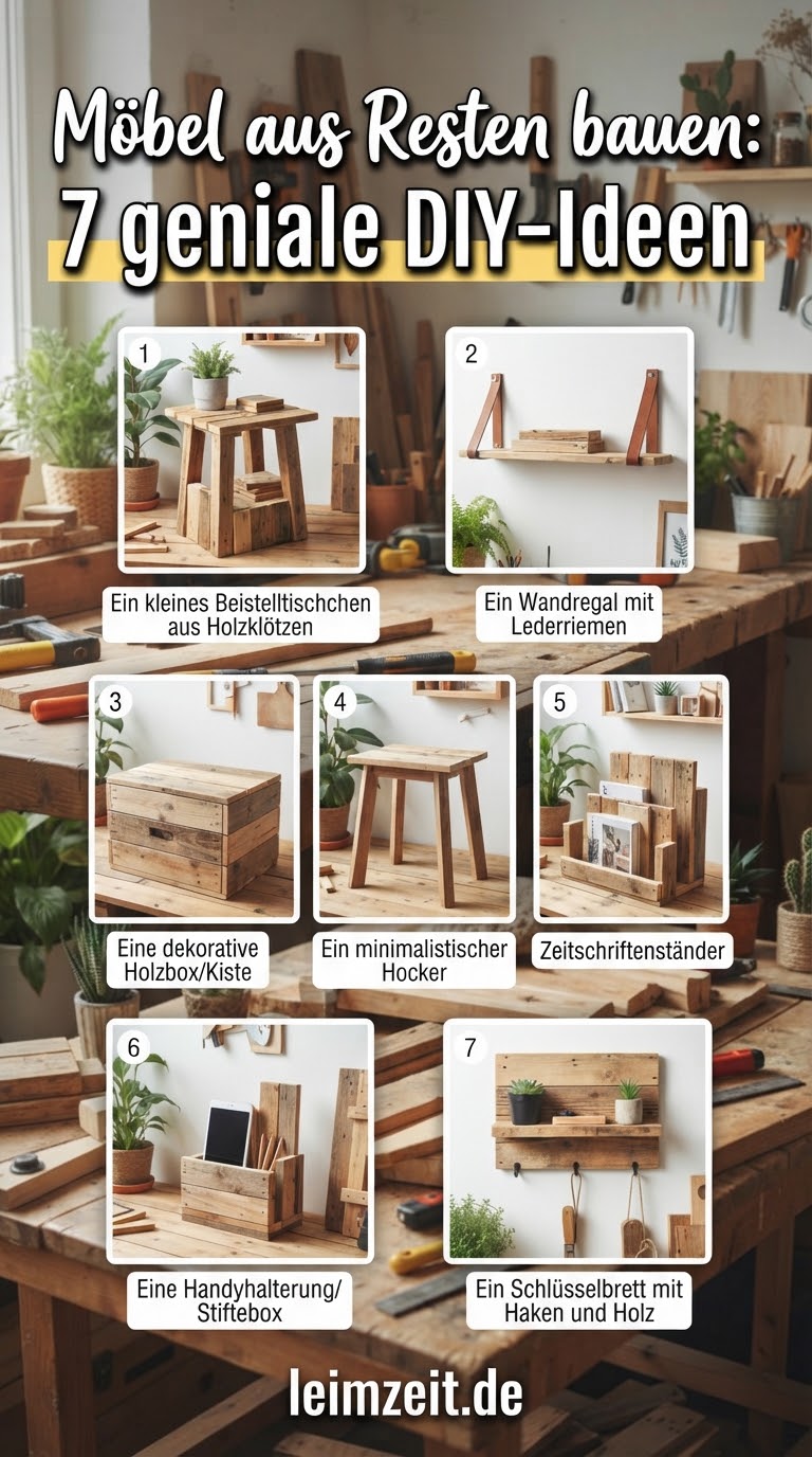 Möbel aus Resten bauen: 7 geniale DIY-Ideen