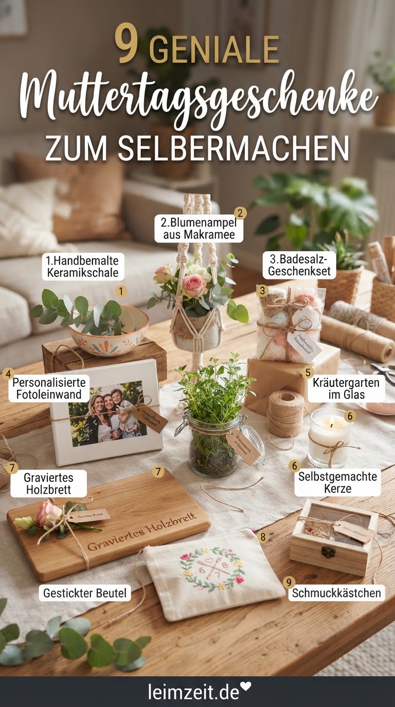 9 Geniale Muttertagsgeschenke zum Selbermachen