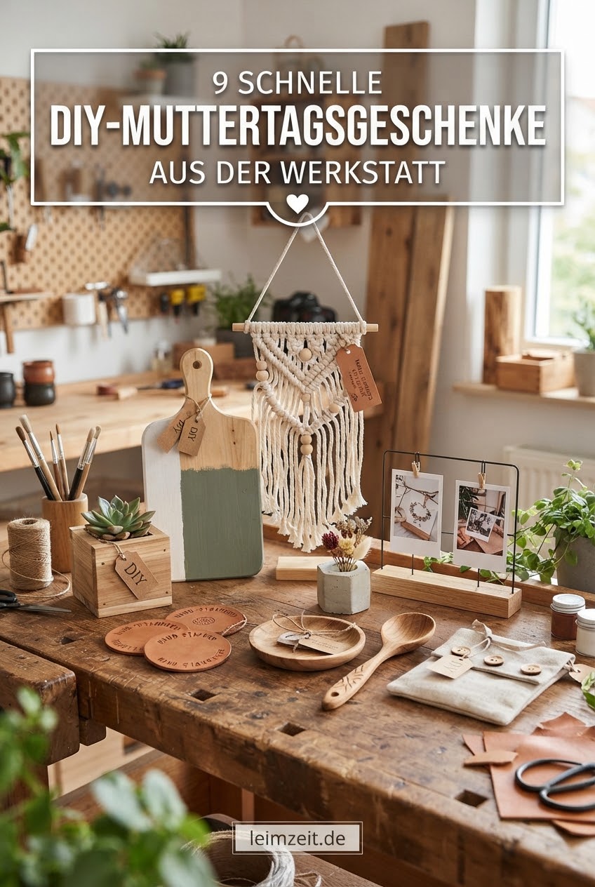 9 Schnelle DIY-Muttertagsgeschenke Aus Der Werkstatt