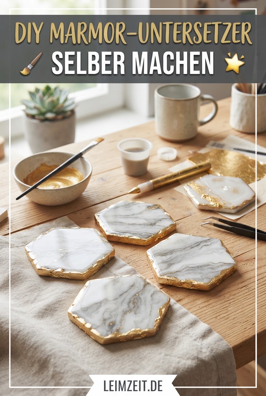 DIY Marmor-Untersetzer Selber Machen
