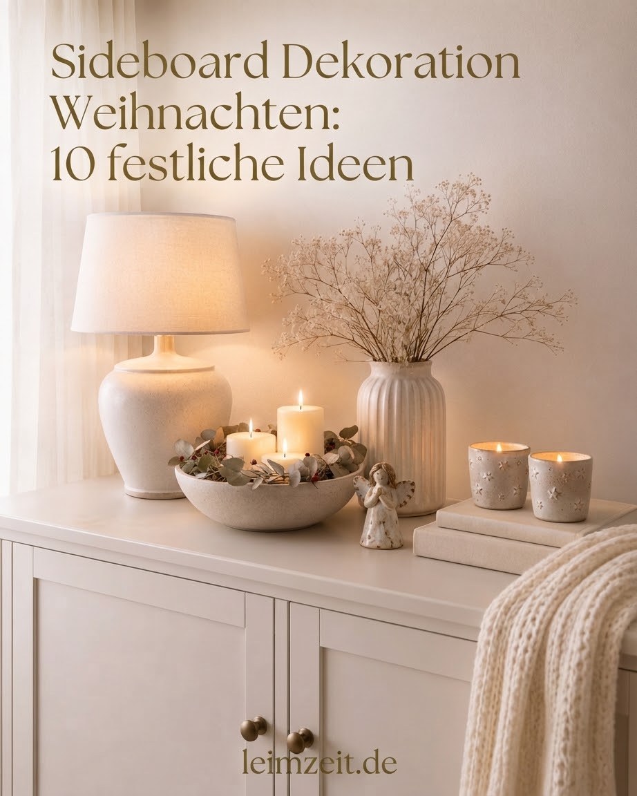 Sideboard Dekoration Weihnachten: 10 festliche Ideen