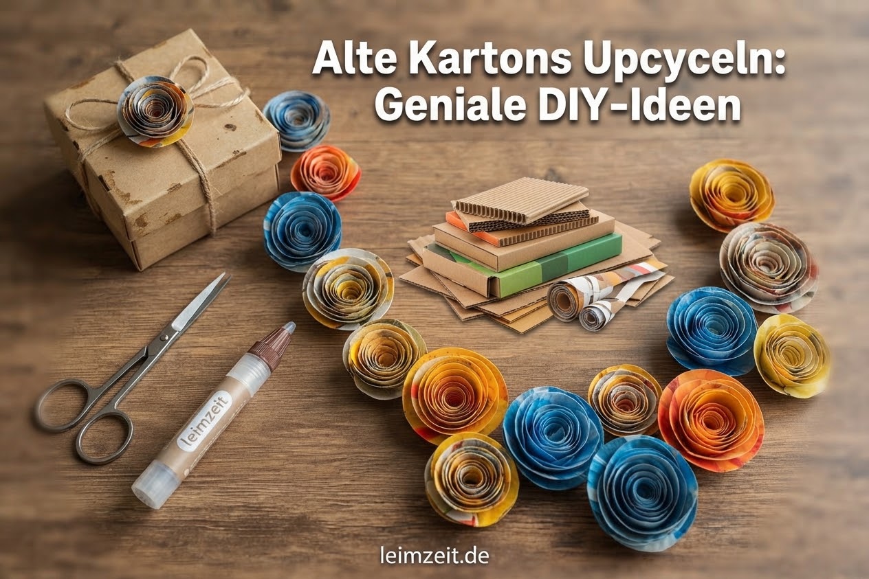 Alte Kartons Upcyceln: Geniale DIY-Ideen