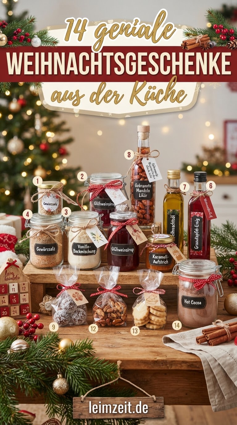 14 geniale Weihnachtsgeschenke aus der Küche