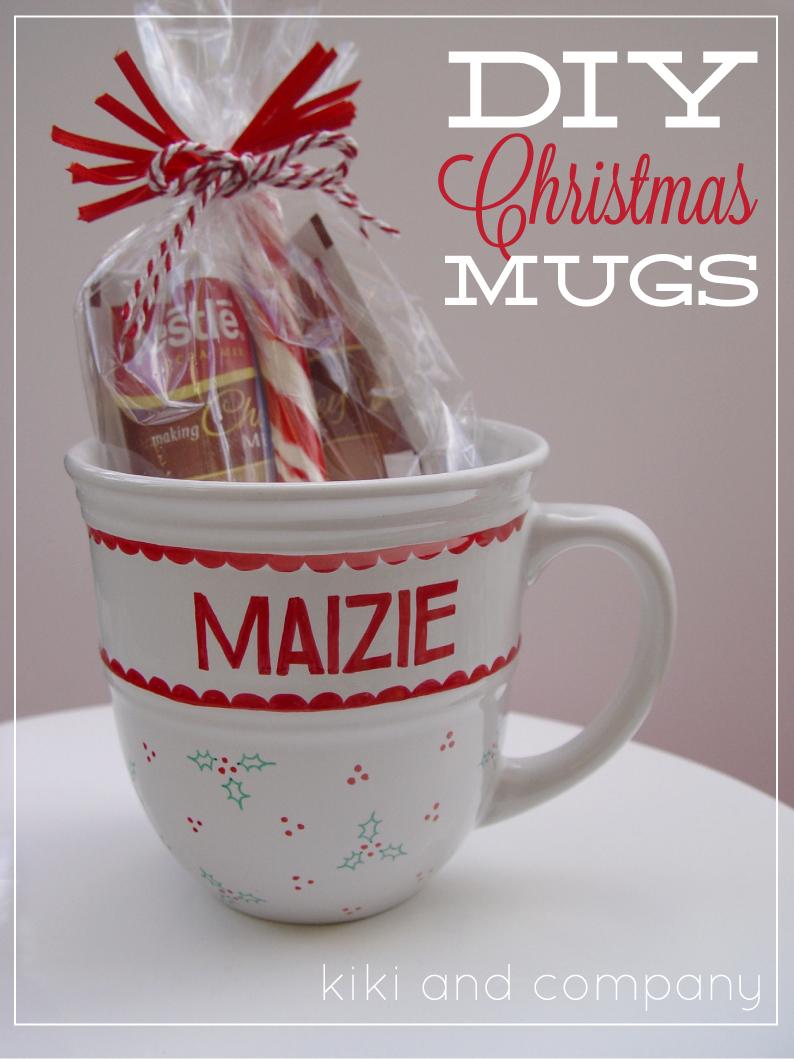 Personalisierte Wintertasse als DIY Geschenk