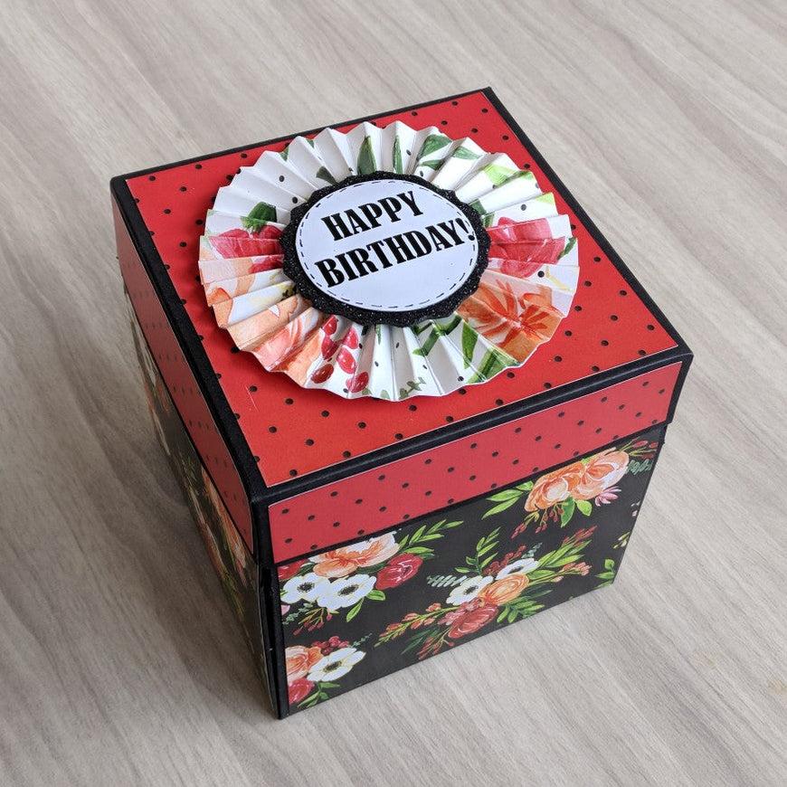 Saisonale Geschenkbox Geburtstag Feiertag