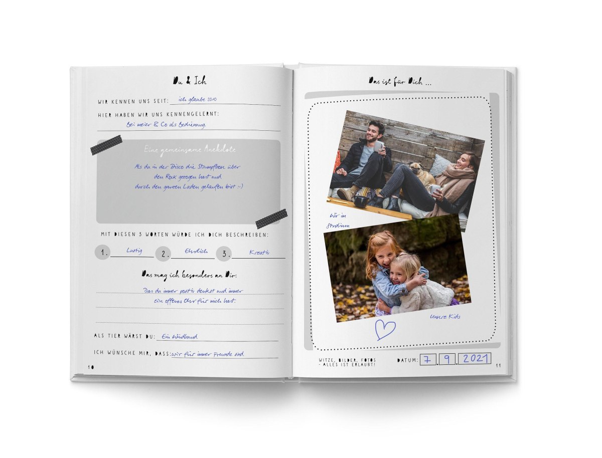 Freundschaftsbuch kreativ gestalten