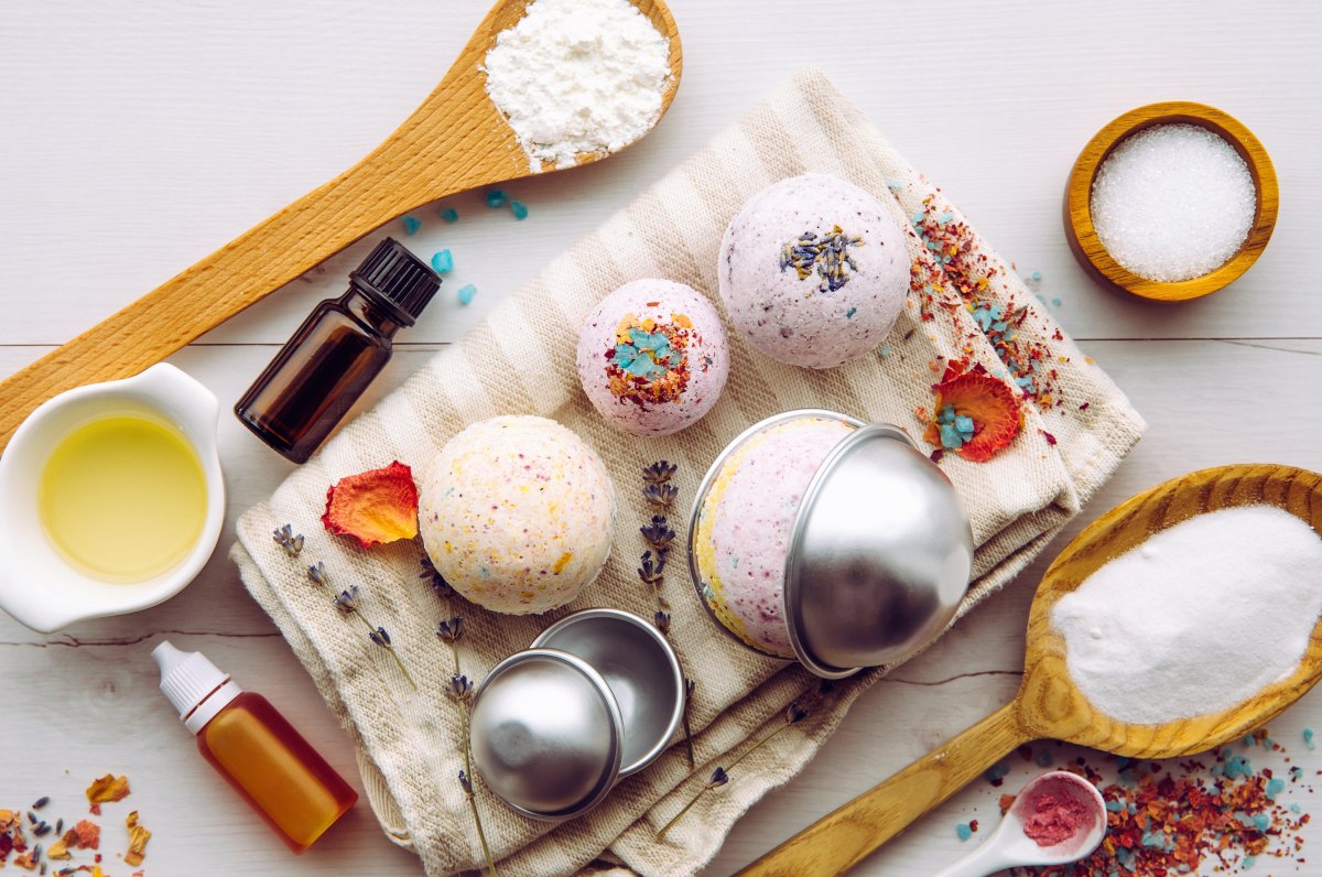 DIY Badebomben Geschenk