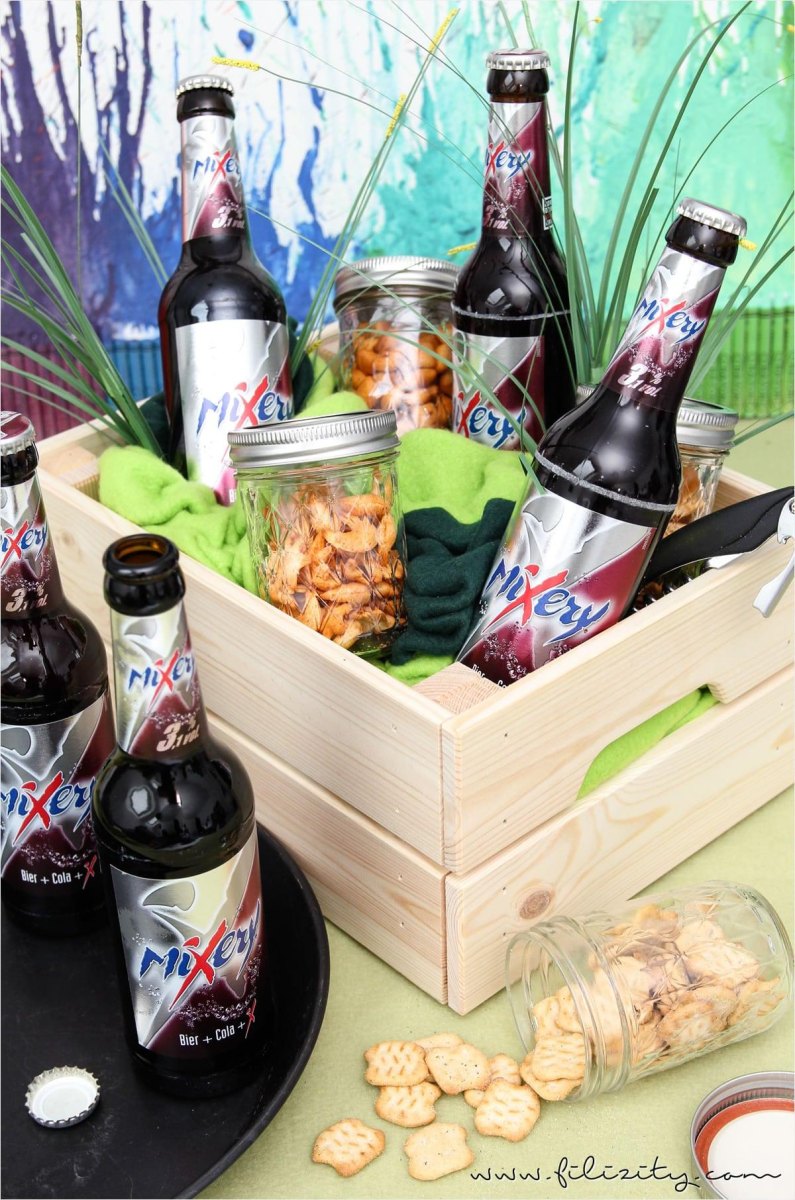 Bier Geschenk im Glas DIY