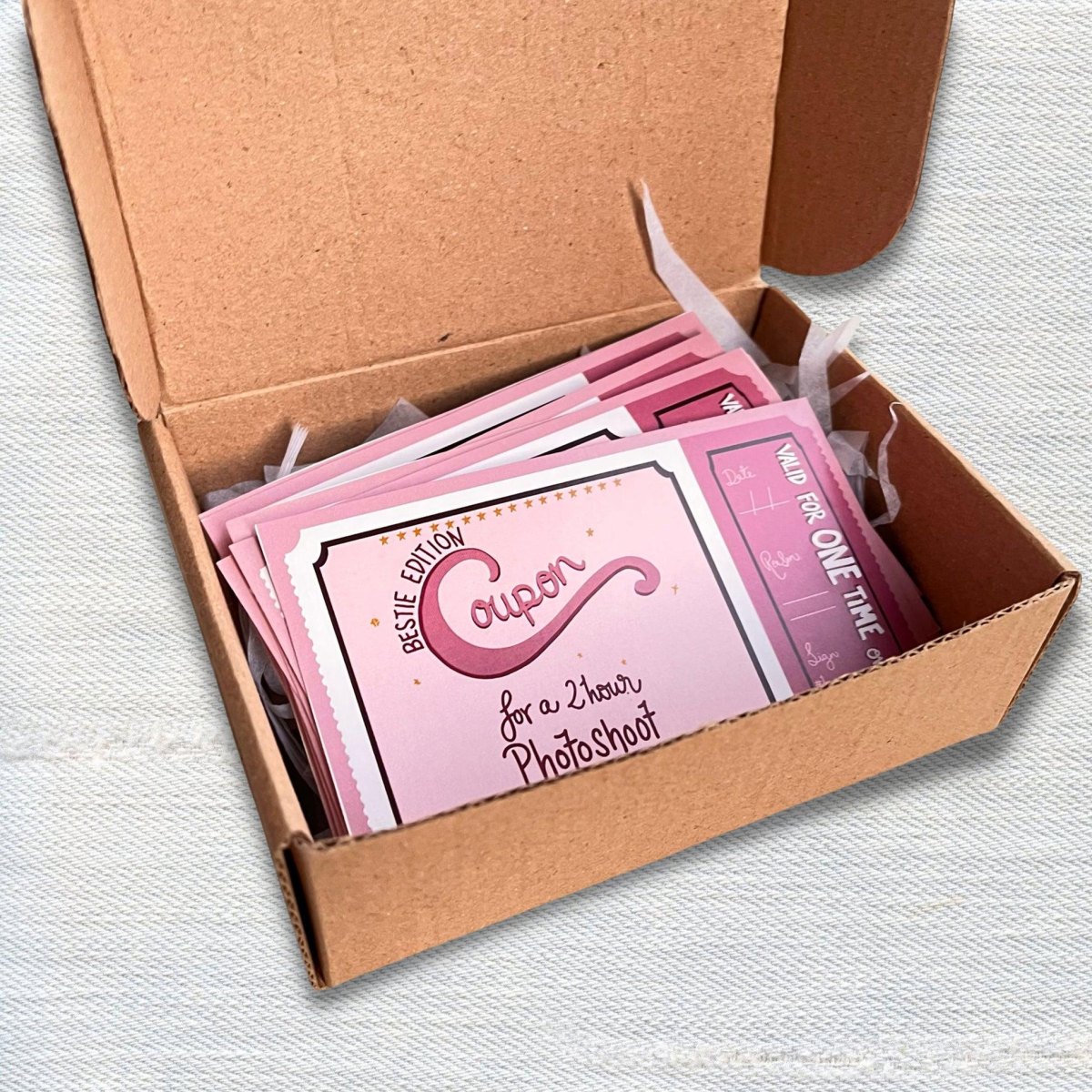 Handgemachte Gutscheinkarten Geschenk