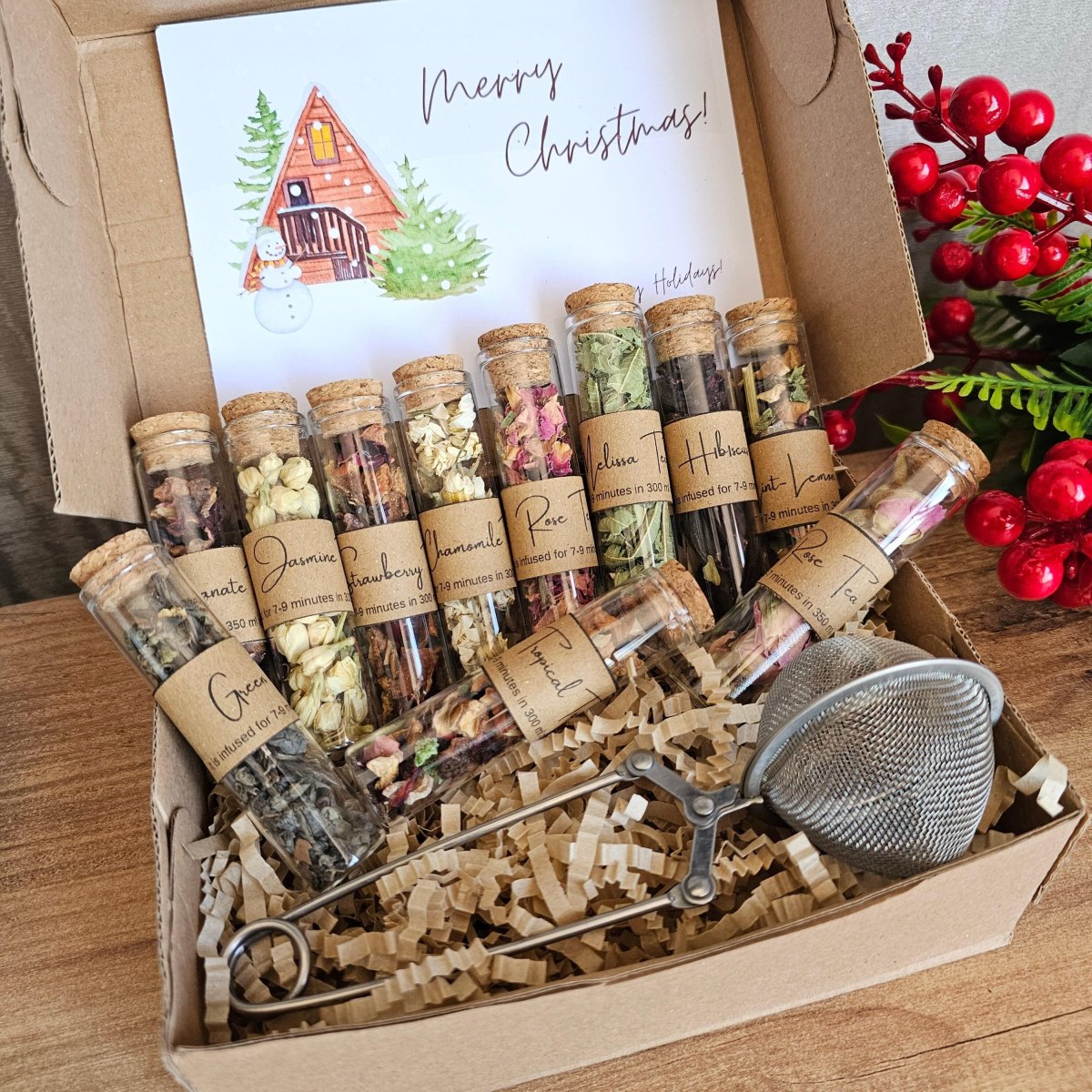 DIY Tee Geschenkset mit Etiketten